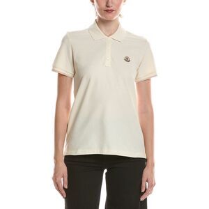 Moncler Womens  Polo Shirt, White